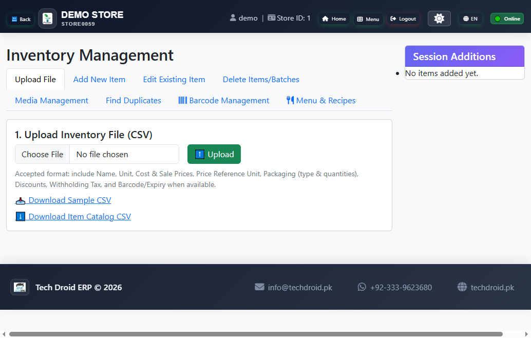 Inventory Management